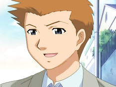 Аниме блондинка мастурбирует клитор и сжимает грудь в библиотеке