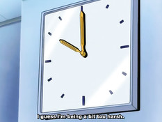 Аниме блондинка мастурбирует клитор и сжимает грудь в библиотеке