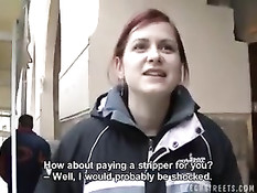 Чешская девушка сделала пареньку минет и трахнулась с ним раком