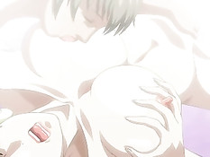 Аниме девочки занимаются сексом используя двухсторонний фаллос