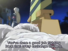 Аниме девочки занимаются сексом используя двухсторонний фаллос