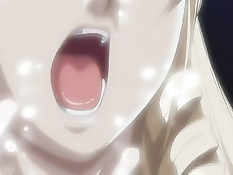 Аниме девочки занимаются сексом используя двухсторонний фаллос