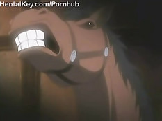 Парнишка высек связанную хентай девчонку и оттрахал вибратором