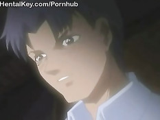 Парнишка высек связанную хентай девчонку и оттрахал вибратором