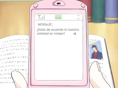 После горячих поцелуев хентай девушка трахается с парнем раком