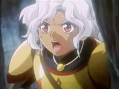 Горячая хентай бестия с крыльями сделала минет и залезла на член