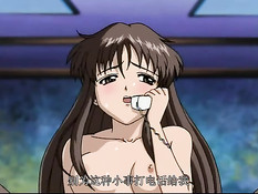 Мужчина возбудил хентай девчонку вибратором и оттрахал на полу