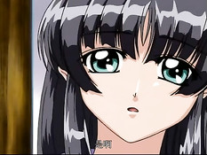 Мужчина возбудил хентай девчонку вибратором и оттрахал на полу