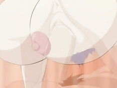 Парень насладился минетом и оттрахал грудастую хентай девчонку