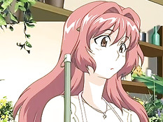 Парень насладился минетом и оттрахал грудастую хентай девчонку