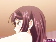 Развратные хентай девчонки трахаются с одним счастливым парнем