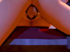 Грудастая аниме девчонка в маске леопарда сделала парню минет