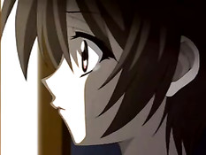 Хентай девочка в ванной подрочила парню член большими сиськами