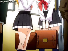 Хентай девушка подверглась сексуальному насилию в вагоне поезда