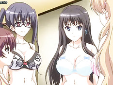 Парнишка оттрахал на полу грудастую аниме блондинку в трусиках