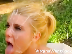 Порно ролики любительских семяизвержений на лица милых девушек