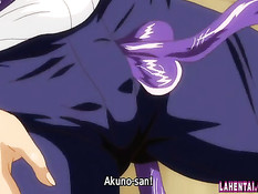 Возбуждённый мальчик напал и оттрахал на полу хентай девчонку