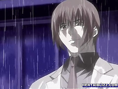 Молодую хентай медсестру связали и оттрахали большой компанией