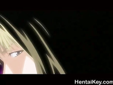 Закованные в цепи хентай лесбиянки занимаются сексом на корабле