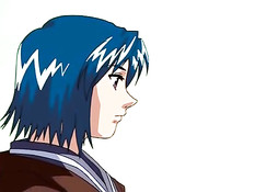 Хентай лесбиянка в маске трахает страпоном грудастую любовницу