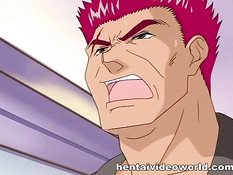 Аниме девки трахаются с мужчиной и занимаются лесбийским сексом