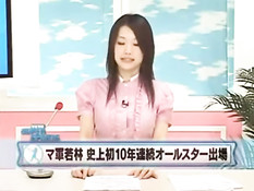 Японская диктор Azumi Mizushima занимается сексом во время эфира