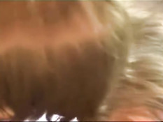 После минета девушка была оттрахана парнем на стиральной машине