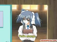 Подруга трахает хентай девушку страпоном, а парень своим членом