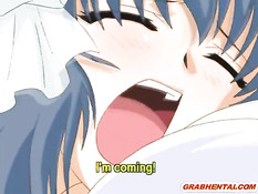 Подруга трахает хентай девушку страпоном, а парень своим членом