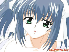 Подруга трахает хентай девушку страпоном, а парень своим членом