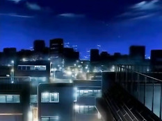 Рыжая хентай милашка показывает свои прелести и ебётся с парнем