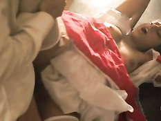 Господин пригласил в кабинет домработницу и жёстко оттрахал суку