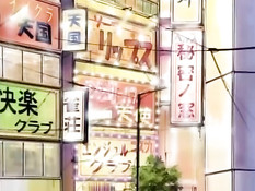 Хентай девушка делает парню минет и насаживается на член сверху