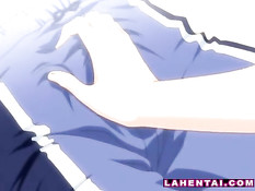 Озабоченная хентай девушка увидела связанного парня и отсосала