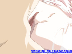 Облизал большую грудь аниме медсестры и оттрахал девку на полу