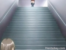 Горячие хентай девки занимаются сексом в вагоне городского метро