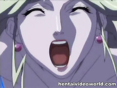 Горячая аниме женщина ебётся с любовником в офисе в небоскрёбе