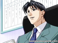 Аниме девки подвергаются сексуальному насилию на рабочем месте