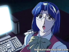 Аниме девки подвергаются сексуальному насилию на рабочем месте