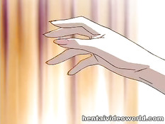 Паренёк жёстко оттрахал грудастую хентай девушку в киску и анус