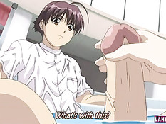 Хентай пловчиха в купальнике сосёт хуй и трахается возле бассейна