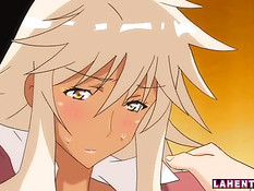 Возбуждённый полный мужчина оттрахал сисястую хентай красотку