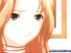 Парень повалил на кровать и отодрал аниме девку с огромной грудью