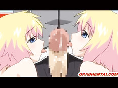 Хентай девки участвуют в групповой секс оргии на свежем воздухе