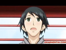 Хентай девки участвуют в групповой секс оргии на свежем воздухе