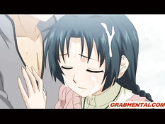 Хентай девки участвуют в групповой секс оргии на свежем воздухе