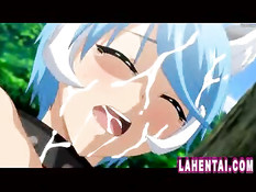 Сисястую девушку кошку в лесу поставили раком и жёстко отодрали