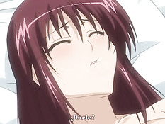 Развратная хентай учительница подрочила член и залезла на парня