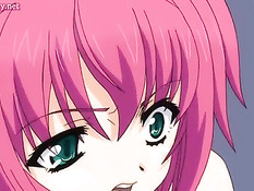 Аниме девчонка с маленькими сиськами оттрахана и залита спермой