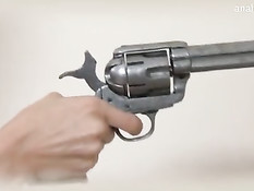 Очкастая подружка Jenny Hendrix дрочит сиськами и ебётся с лысым